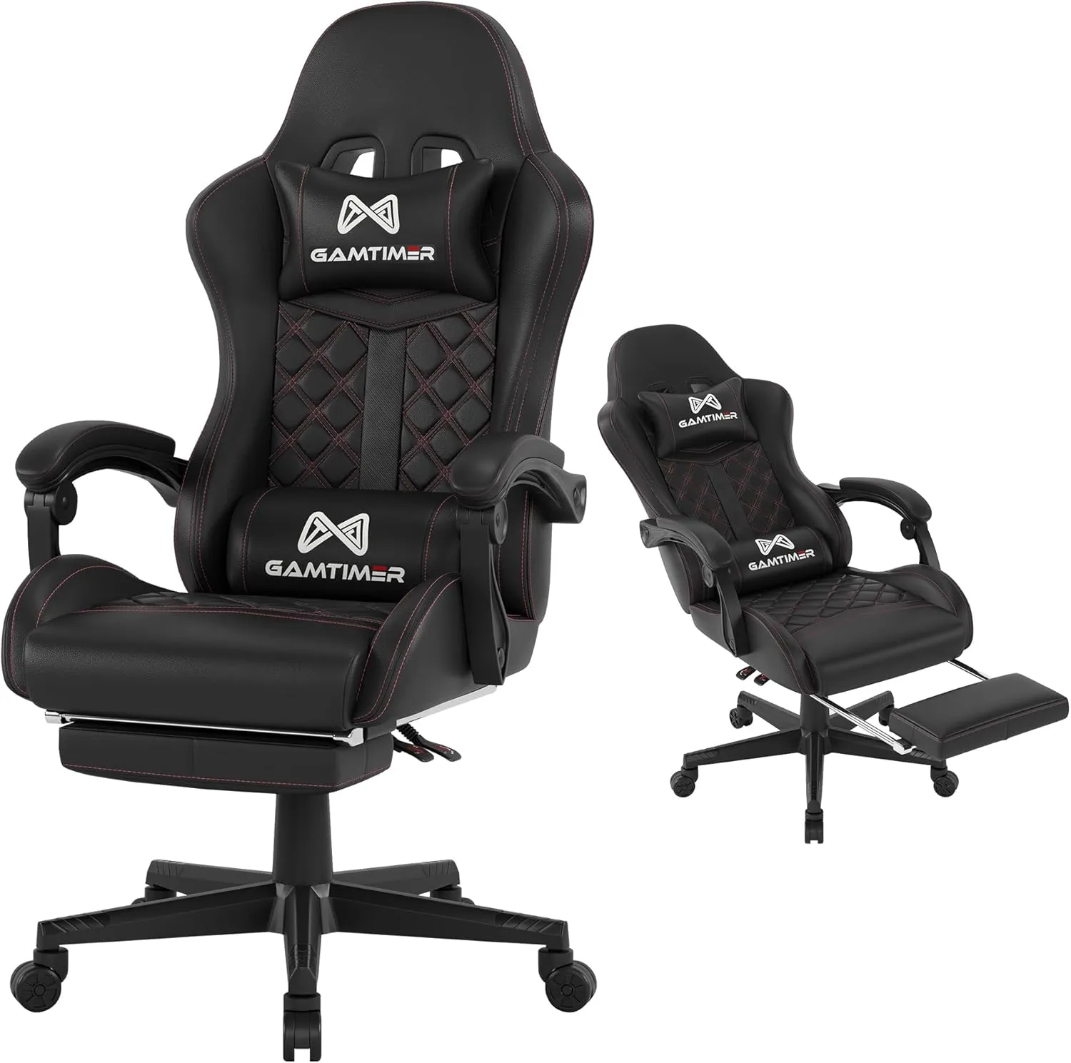 Gaming Chair, 400 lbs Adult Chair, High Back Computer Chair with Footrest